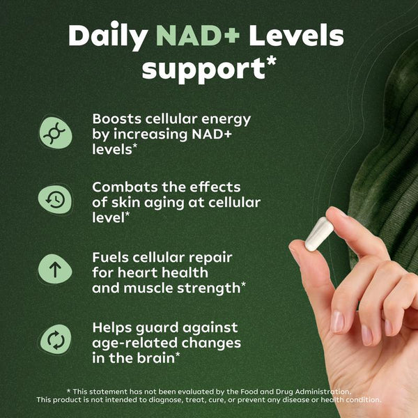 NR900 - NAD+ Supplement for Skin Aging Support, Energy, and Focus