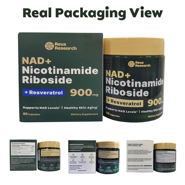 NR900 - NAD+ Supplement for Skin Aging Support, Energy, and Focus